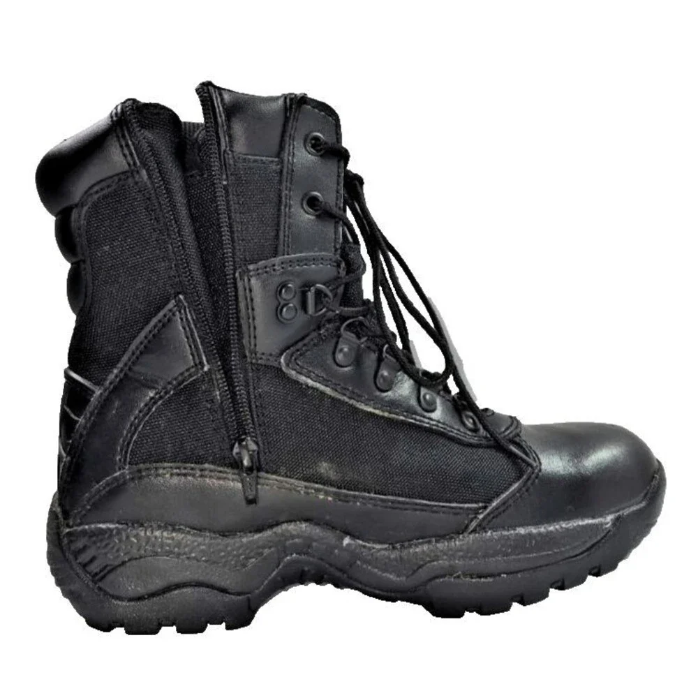 Herman Survivors Commander Mens Size 7.5 Black Leather Waterproof Military Boots